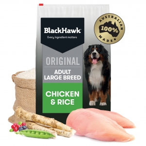 Black Hawk - Adult Dog - Large Breed - Chicken