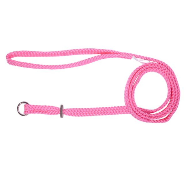 Beau Pets - Nylon - Single Nylon - Choker Lead - Pink