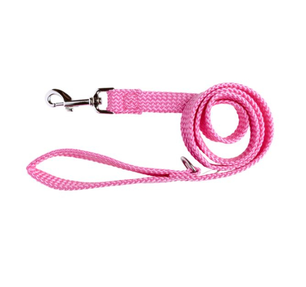 Beau Pets - Double Nylon - Lead - Pink