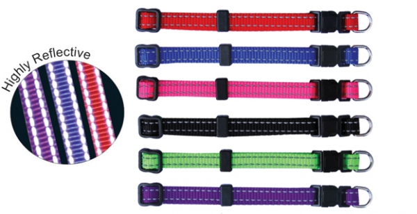 Beau Pets - Puppy - Collar - Reflective Thread - Adjustable - Image 2
