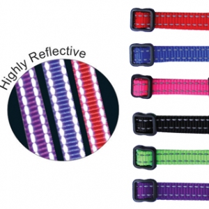 Beau Pets - Puppy - Collar - Reflective Thread - Adjustable