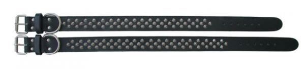 Beau Pets - Studded Leather Collar - Rottweiler / Great Dane - SPECIAL ORDER - Image 2