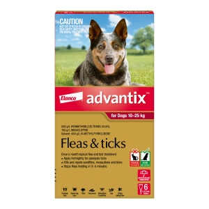 Advantix - Fleas & Ticks - Dogs 10kg to 25kg