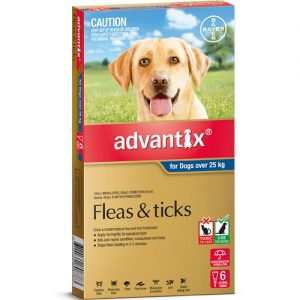 Advantix - Fleas & Ticks - Dogs over 25kg - SPECIAL ORDER