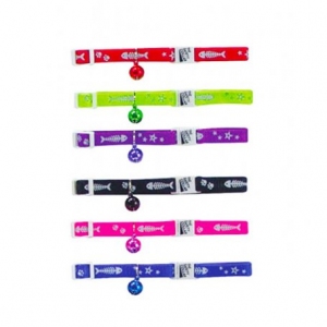 Beau Pets - Cat Collar - Reflective - Fish/Paw/Star