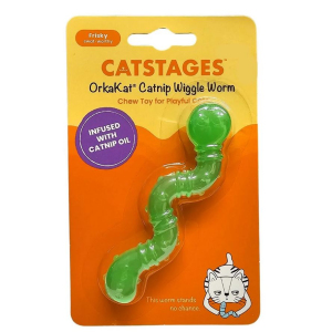 Catstages - OrkaKat Catnip Wiggle Worm