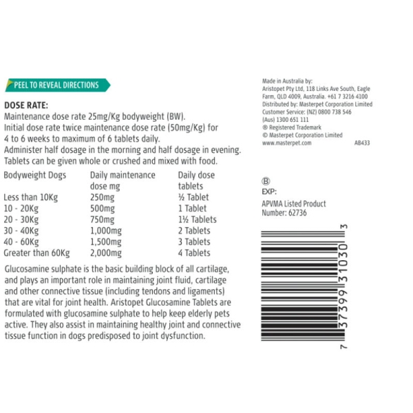 Aristopet - Glucosamine Tablets for Dogs - Image 2
