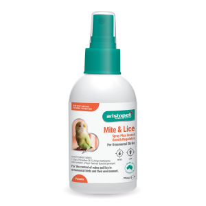 Aristopet - Mite & Lice - Spray +IGR - For Ornamental Birds