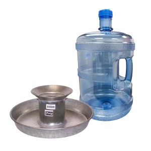 Galvanised - Bottle Drinker