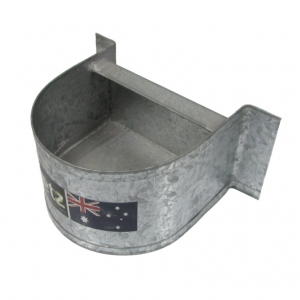 Galvanised - D Feeder - Flat Back - SPECIAL ORDER
