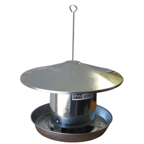 Galvanised - Bird Hopper - Hanging Feeder - Parrot - SPECIAL ORDER