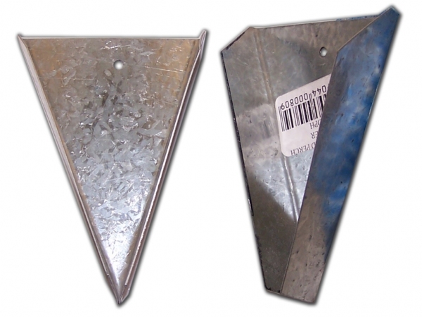 Galvanised - Drilled Perch Holders (Pair) - SPECIAL ORDER