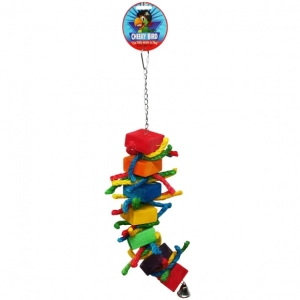 Cheeky Bird - Block & Rope with Bell