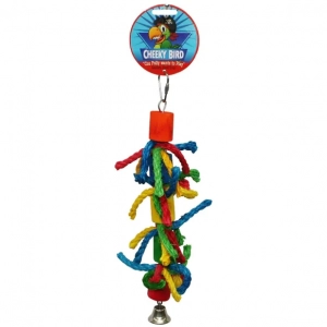Cheeky Bird - Long Cylinder & Rope with Bell