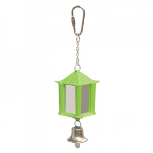 Bird Lantern Mirror with Bell