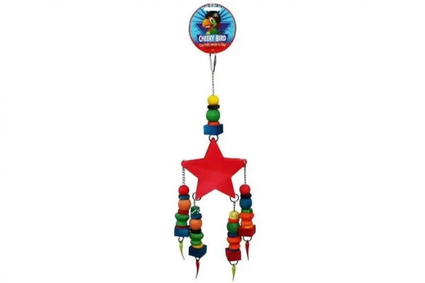 Cheeky Bird - Wooden Star Toy