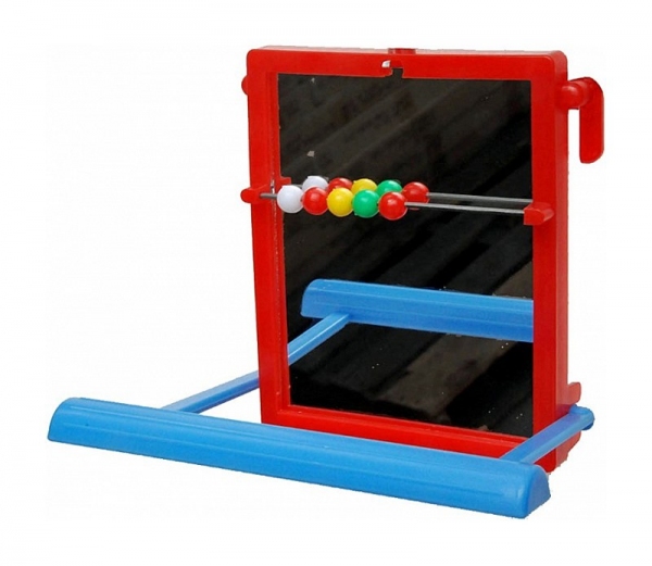 Cheeky Bird - Perch Mirror with Beads