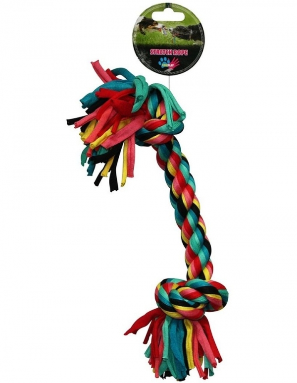 Paw Play - Stretch Rope - Bone