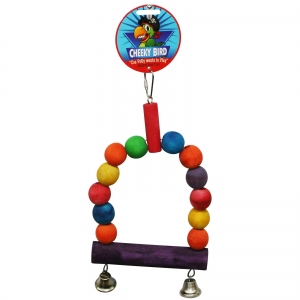 Cheeky Bird - Wooden Ball Swing
