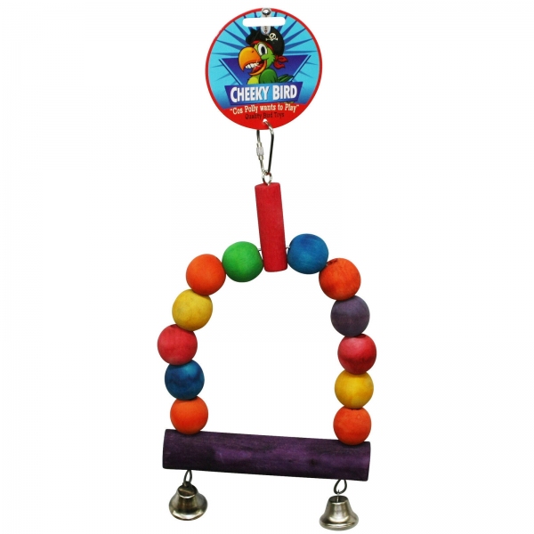 Cheeky Bird - Wooden Ball Swing