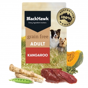 Black Hawk - Adult Dog - GRAIN FREE - Kangaroo