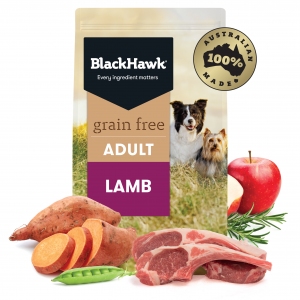 Black Hawk - Adult Dog - GRAIN FREE - Lamb