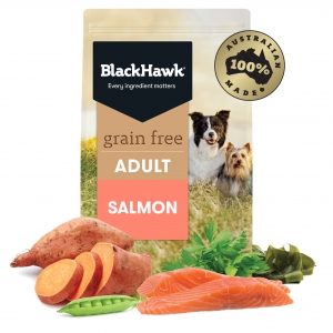 Black Hawk - Adult Dog - GRAIN FREE - Salmon