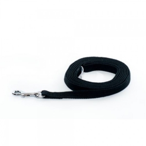 Beau Pets - Cotton Webbing Training Lead - Black