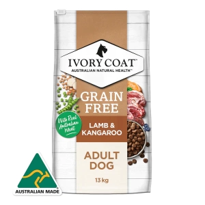 Ivory Coat - Adult Dog - GRAIN FREE - Lamb & Kangaroo