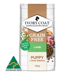Ivory Coat - Puppy - GRAIN FREE - Large Breed - Lamb
