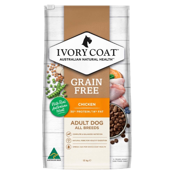 Ivory Coat - Adult Dog - GRAIN FREE - Chicken