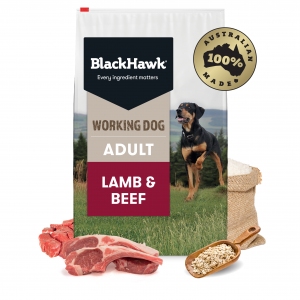 Black Hawk - Working Dog - Lamb & Beef