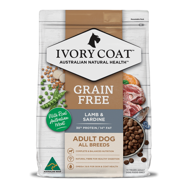 Ivory Coat - Adult Dog - GRAIN FREE - Lamb & Sardine - Image 2