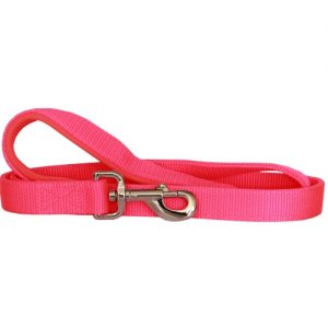 Beau Pets - Neoprene Handle - Nylon Lead - Pink