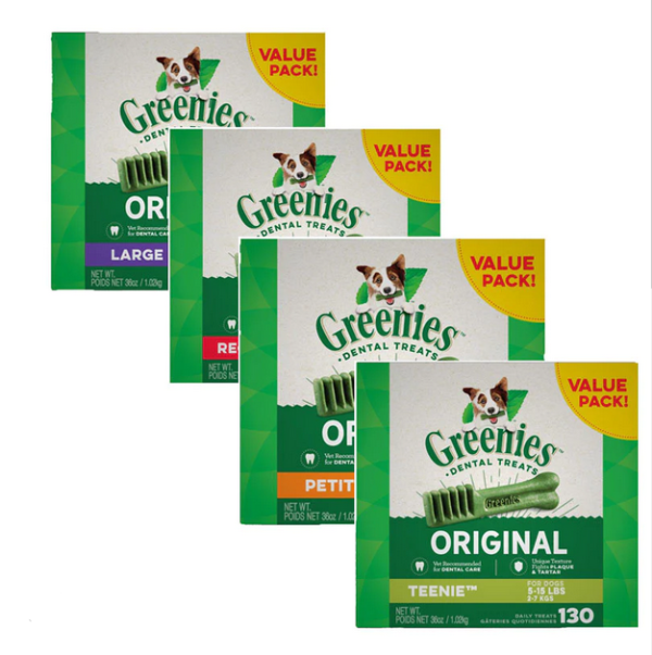 Greenies - Dental Dog Treats - Original - Value Pack