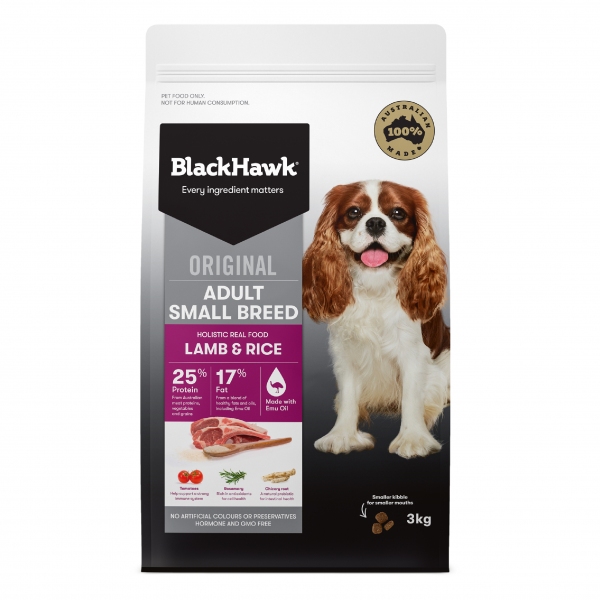 Black Hawk – Adult Dog - Small Breed – Lamb & Rice - Image 2