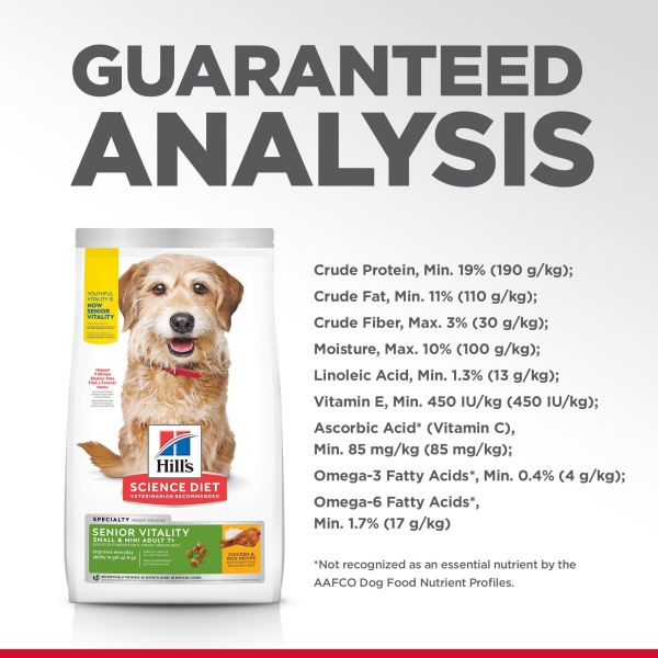 Hill's - Science Diet - Adult Dog (7+) - Senior Vitality - Small & Mini - Image 7