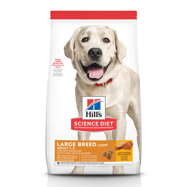 Hill's - Science Diet - Adult Dog (1-5) - Large Breed - Light