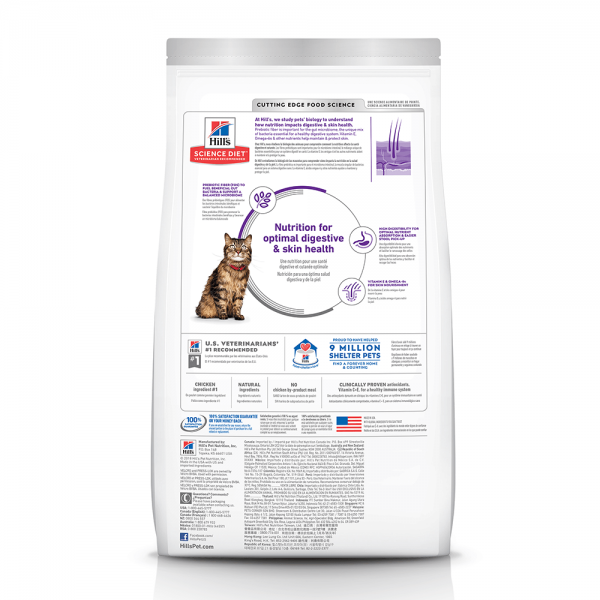 Hill's - Science Diet - Adult Cat - Sensitive Stomach & Skin - Image 2