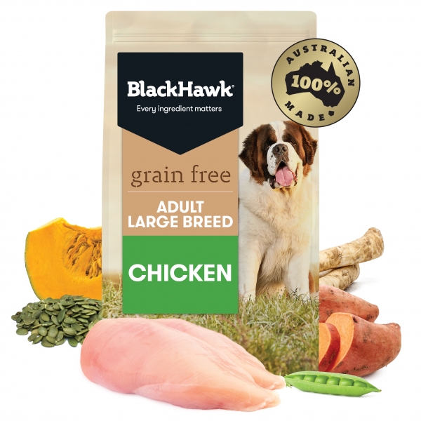 Black Hawk - Adult Dog - Large Breed - GRAIN FREE - Chicken