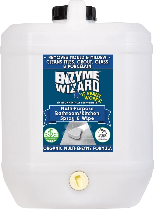 Enzyme Wizard - Multi-Purpose Bathroom/Kitchen Spray & Wipe - Image 3