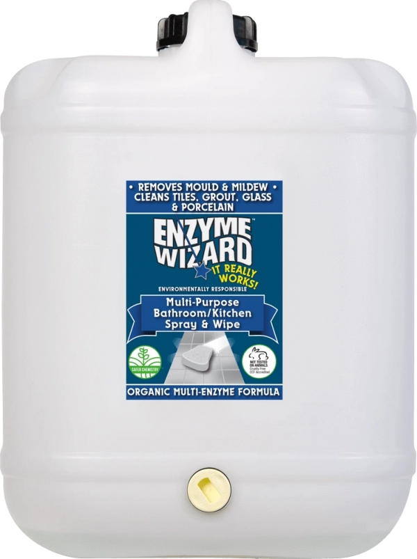 Enzyme Wizard - Multi-Purpose Bathroom/Kitchen Spray & Wipe - Image 4