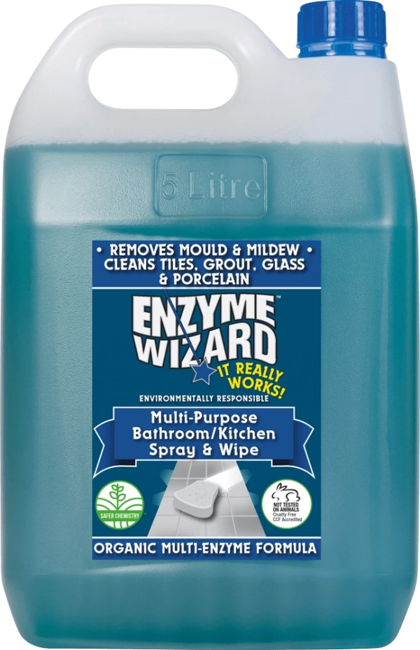 Enzyme Wizard - Multi-Purpose Bathroom/Kitchen Spray & Wipe - Image 2