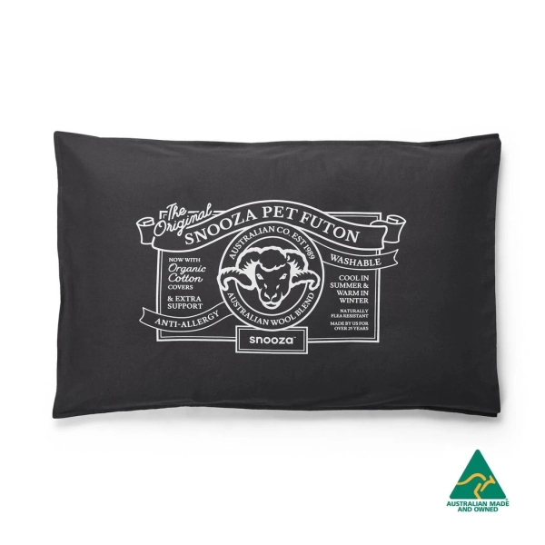 Snooza - Organic Pet Futon - Charcoal