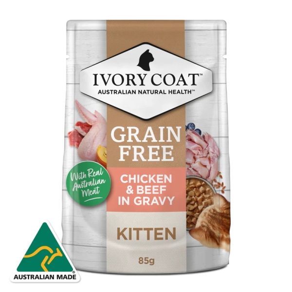 Ivory Coat - Pouches - Kitten - GRAIN FREE - Image 3