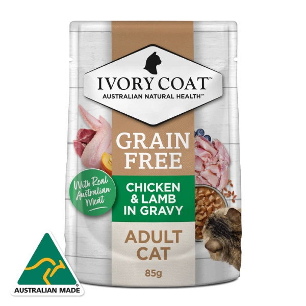 Ivory Coat - Pouches - Adult Cat - GRAIN FREE - Image 4