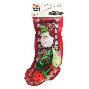 Kitty Play - Christmas Cat - Toy Stocking