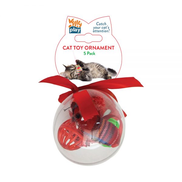 Kitty Play - Christmas Cat - Toy Ornament