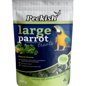 Peckish - Large Parrot Treats - Natural Greens