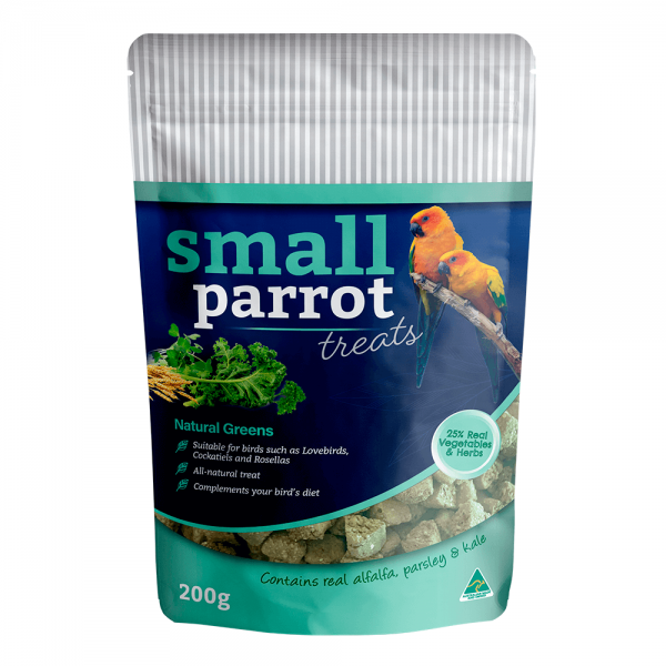 Peckish - Small Parrot Treats - Natural Greens